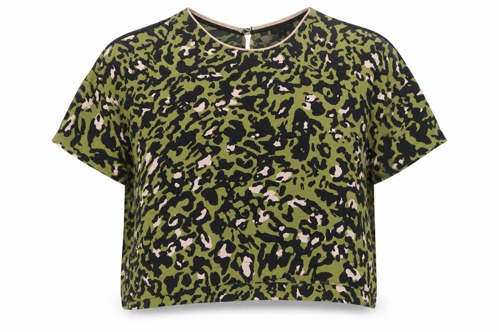 Topshop Women’s Multicoloured Animal Print Blouse Size 14