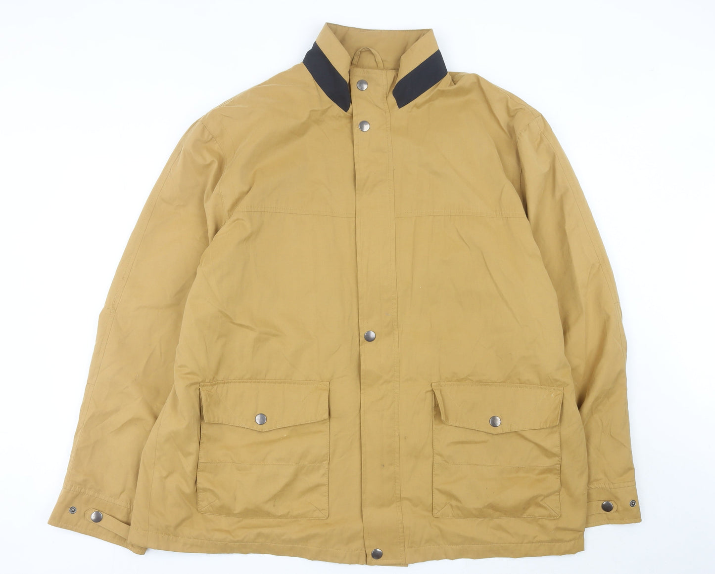 EWM Men’s Beige XL Jacket Polyester Cotton Casual Travel