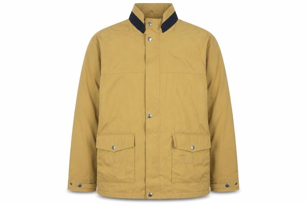 EWM Men’s Beige XL Jacket Polyester Cotton Casual Travel