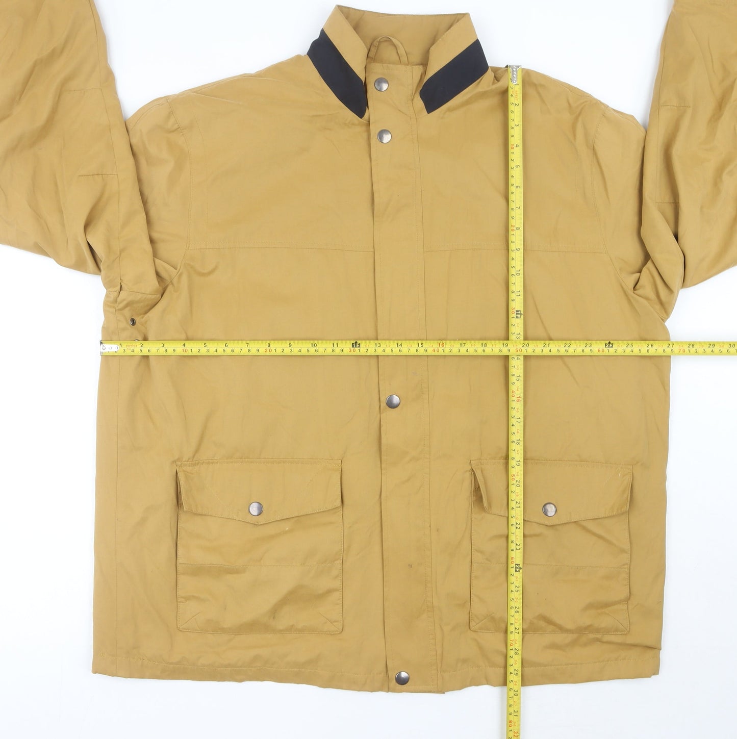 EWM Men’s Beige XL Jacket Polyester Cotton Casual Travel
