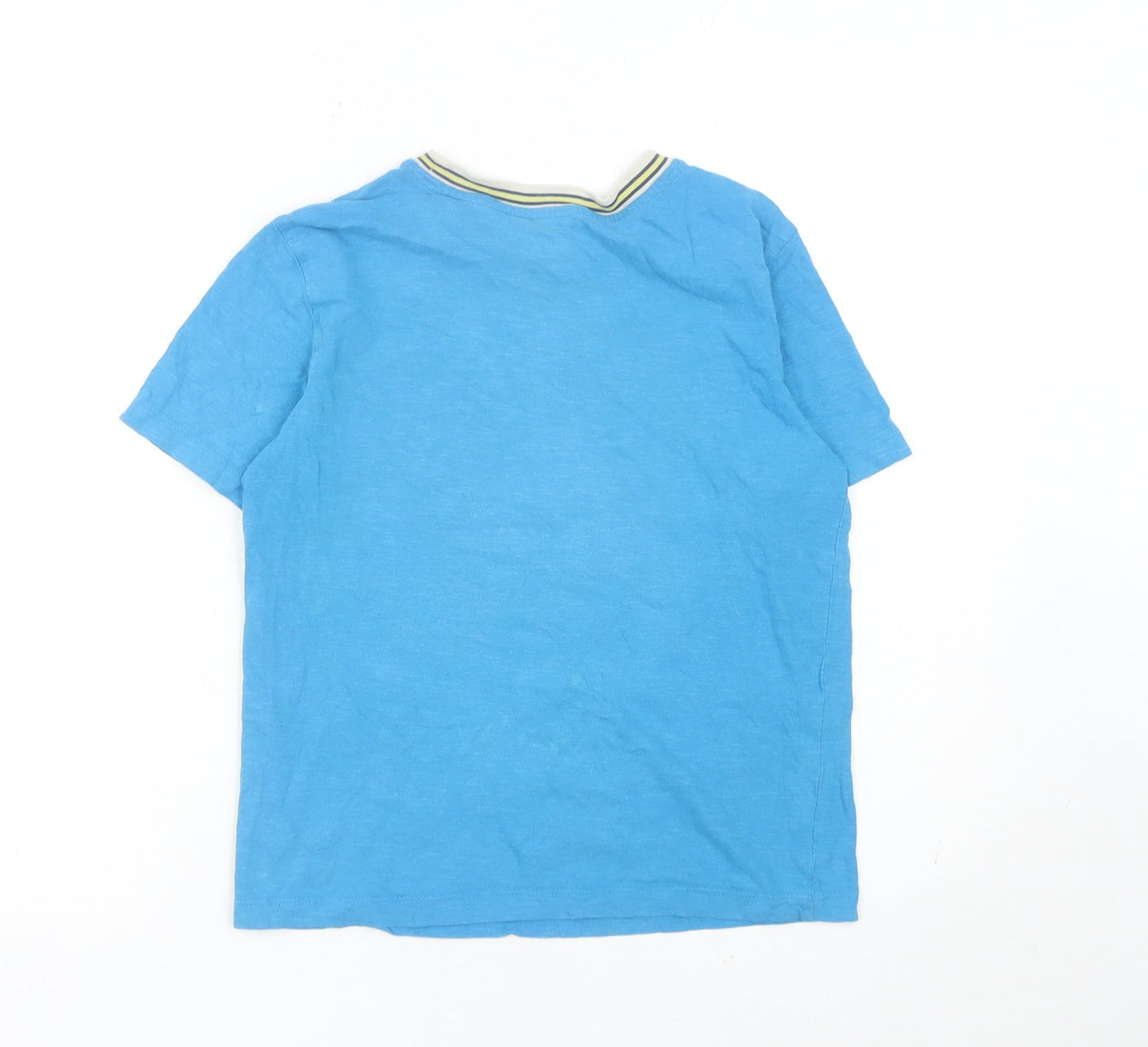 GapKids Boys Blue Shark Graphic T-Shirt Age 8-9 Years Cotton