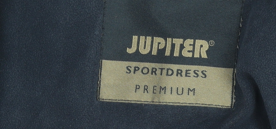 Jupiter Men's Blue Polyester Overcoat Size 48 Regular