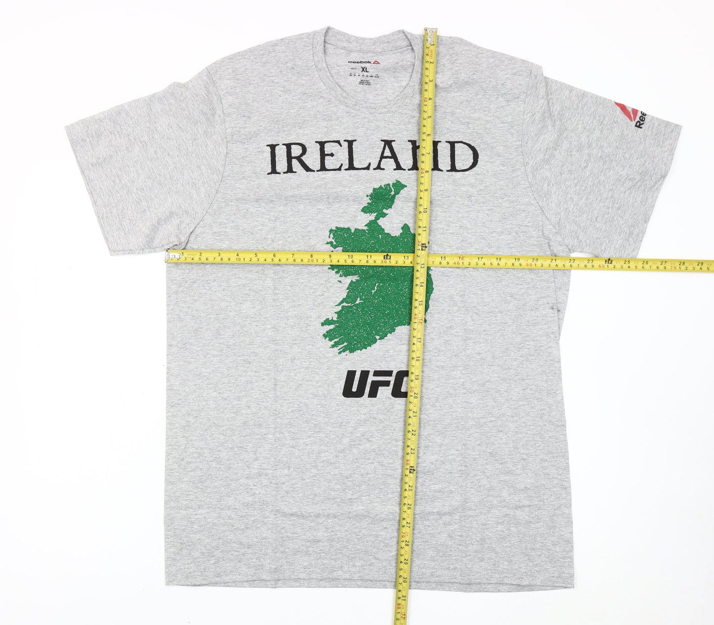 Reebok Men’s Grey XL UFC Ireland Graphic Sports T-Shirt