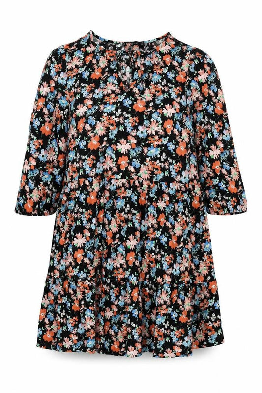 Marks & Spencer Women’s Multicolour Floral Shift Dress Size 10