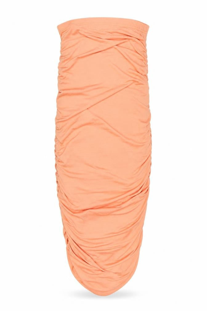 PRETTYLITTLETHING Women’s Orange Strapless Bodycon Dress Size 4
