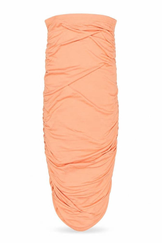 PRETTYLITTLETHING Women’s Orange Strapless Bodycon Dress Size 4