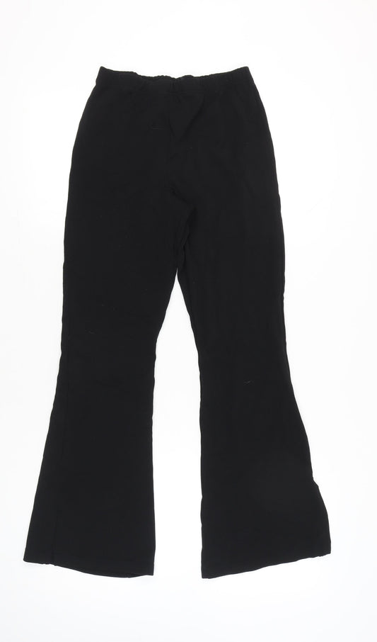 Jerzees Women Black XL Jersey Leggings Stretch Activewear