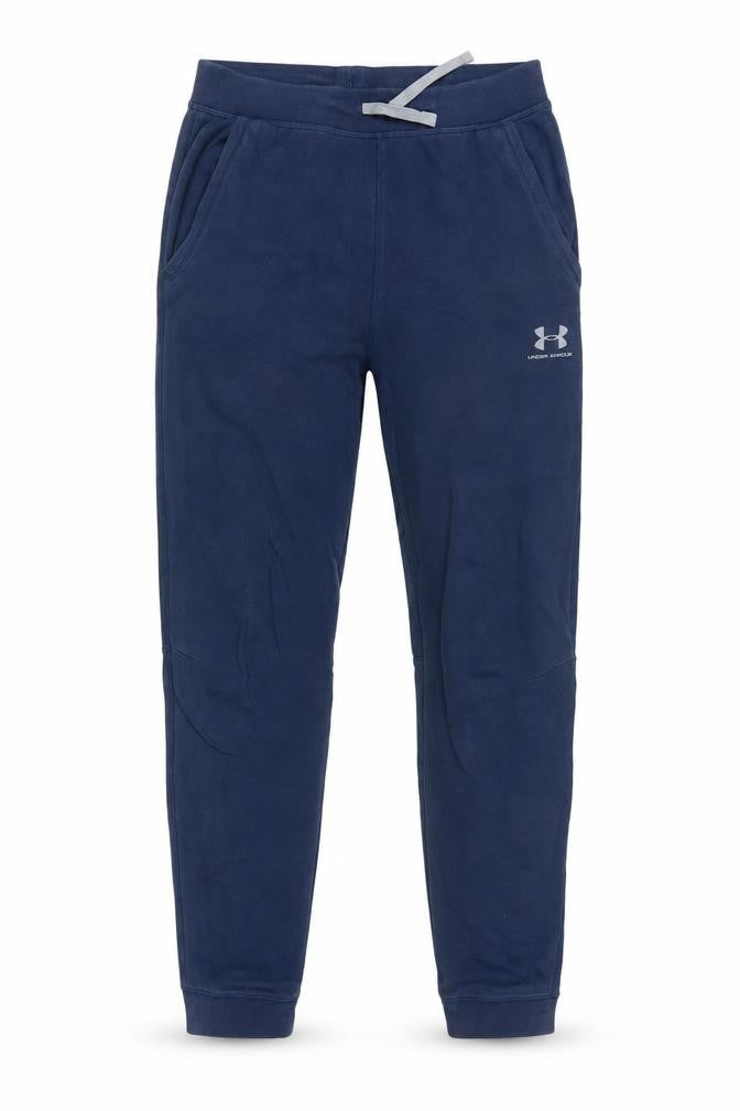 Under Armour Boys Blue XL Jogger Sweatpants Cotton Blend Activewear