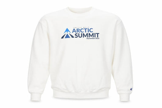 Champion Men’s White XL Pullover Sweatshirt Arctic Summit 2023