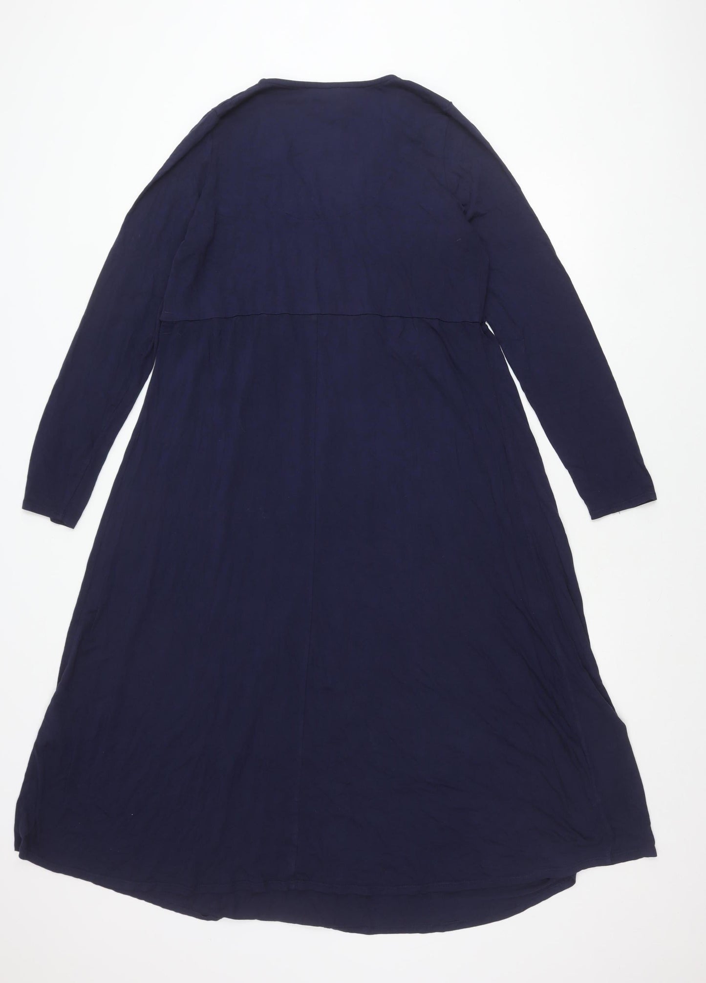 Live Unlimited London Women’s Blue Size 12 A-Line Jersey Dress
