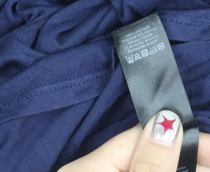 Live Unlimited London Women’s Blue Size 12 A-Line Jersey Dress