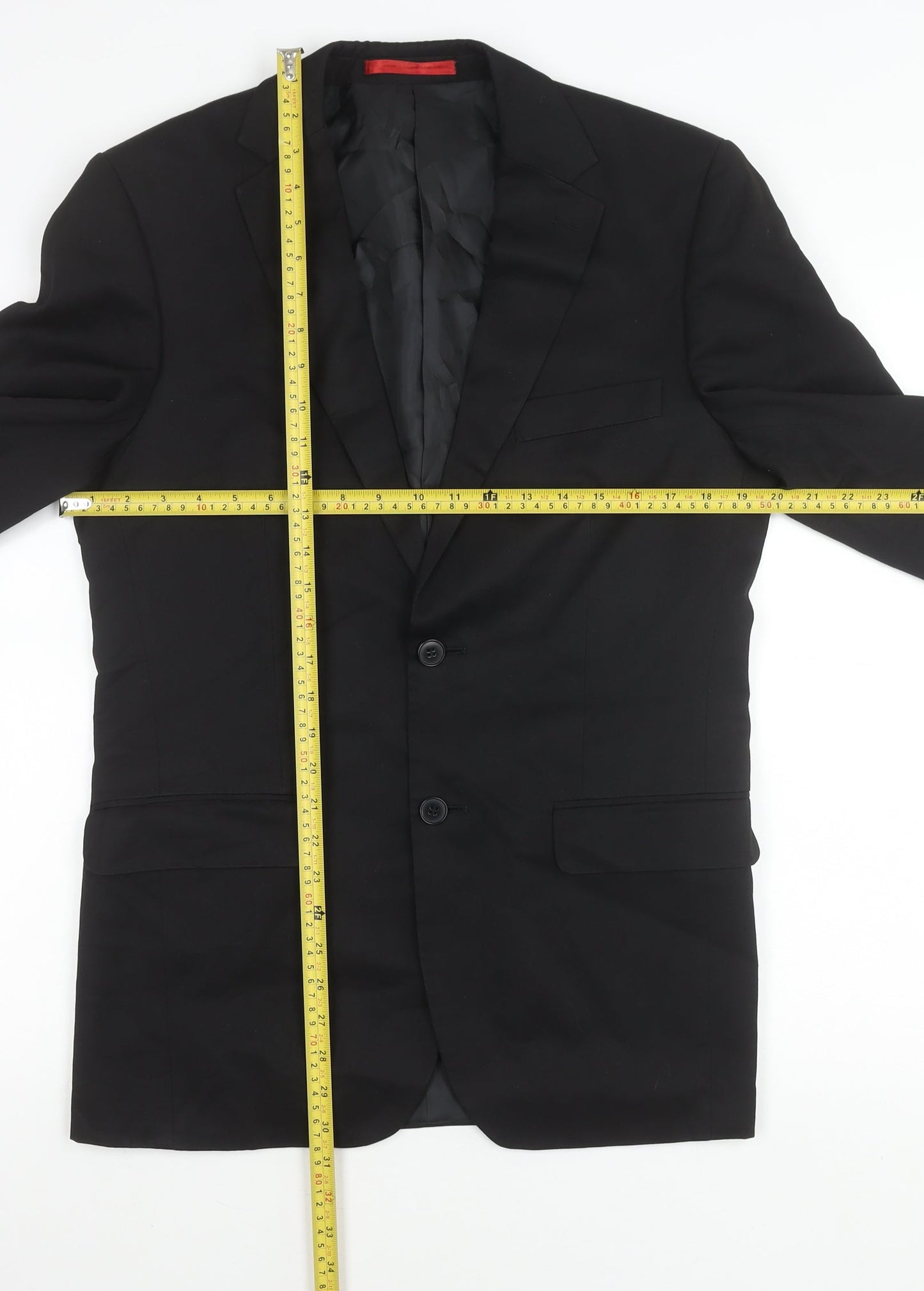 Burton Men’s Black 36R Regular Fit Single Breasted Blazer Jacket