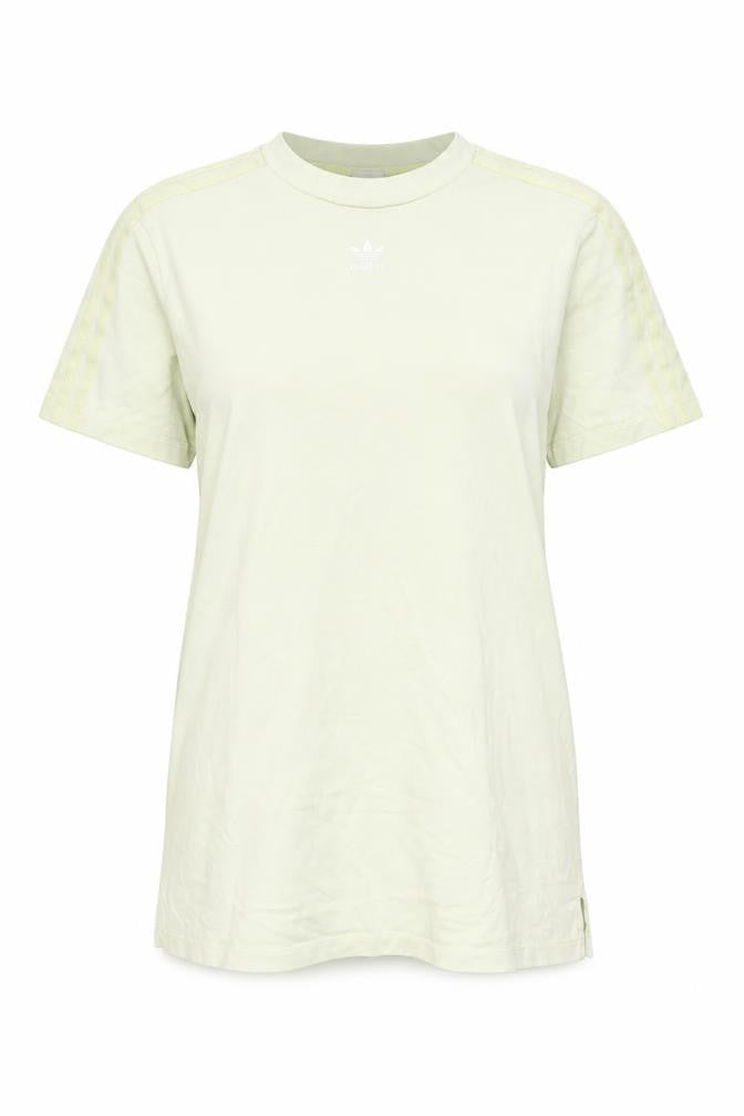 Adidas Womens Green T-Shirt Size 14 Short Sleeve Cotton Blend