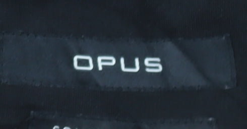 Opus Womens Black Blazer Jacket Size 12 Regular Fit Workwear