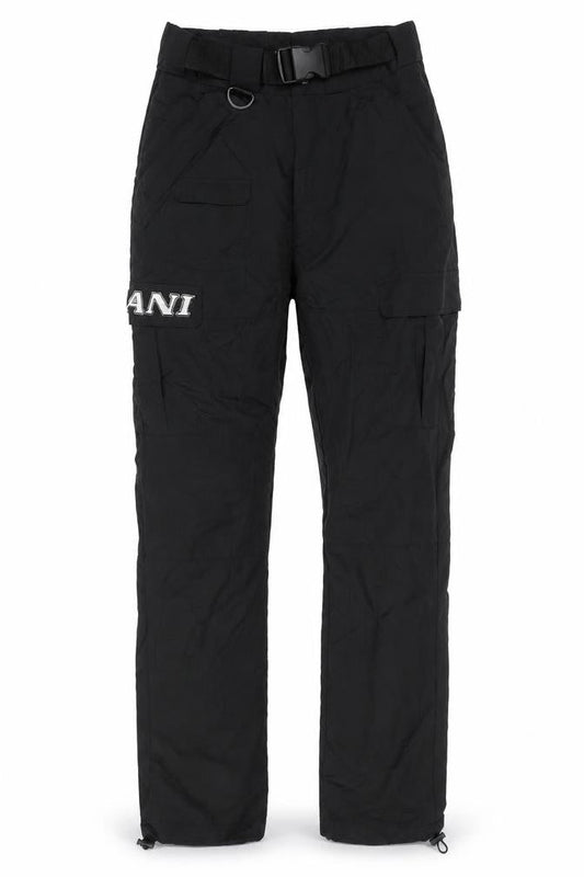 Kani Womens Black XS Cargo Trousers Streetwear Belted