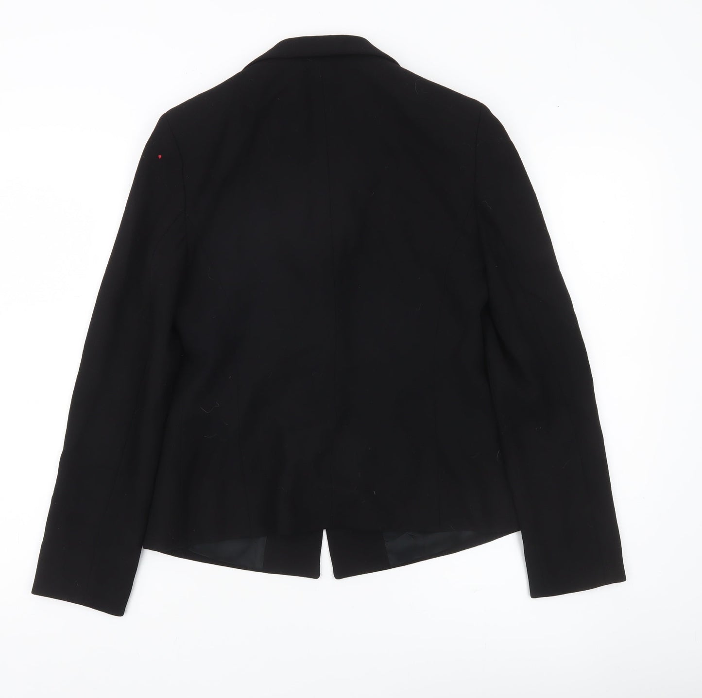 Episode Womens Black Wool Suit Jacket UK 6 Classic Workwear Blazer
