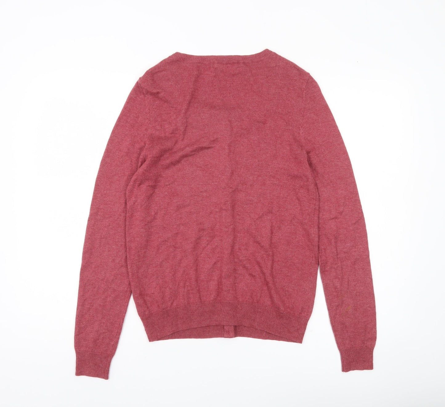 Marks and Spencer Womens Red Size 8 Beaded Cardigan Jumper