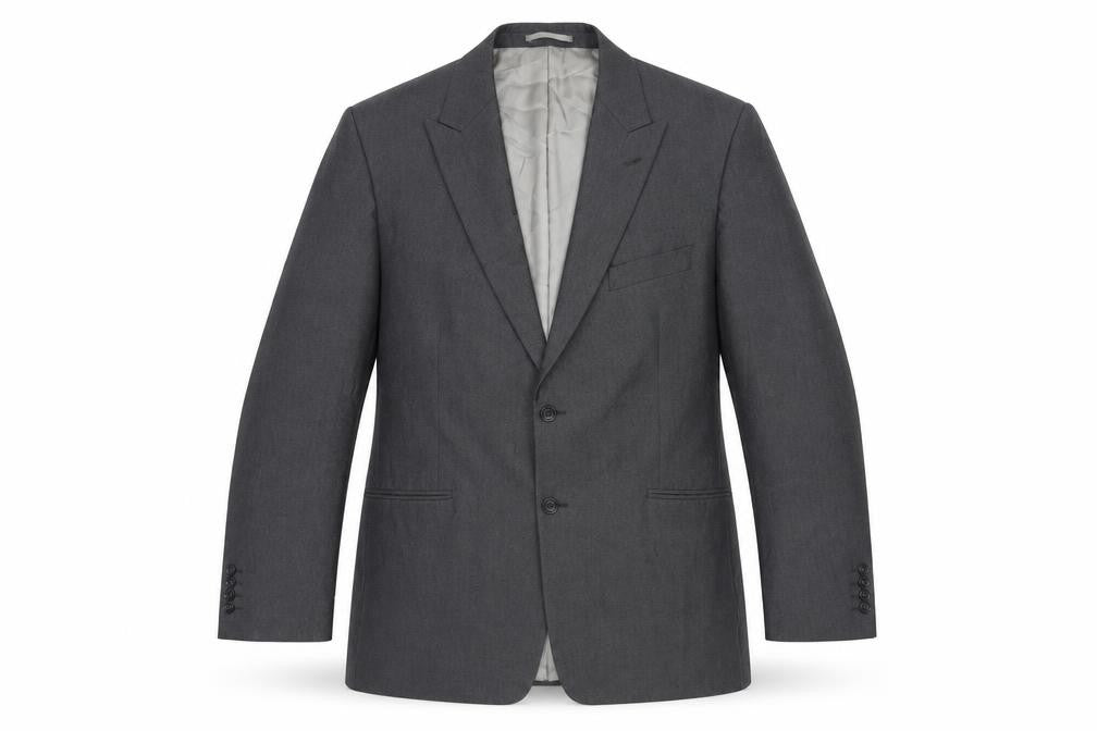 Armando Men's Grey Blazer Jacket 46 Chest XL Regular Fit Formal
