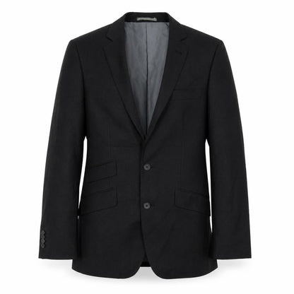 George Men’s Grey 36R Regular Fit Two-Button Suit Jacket
