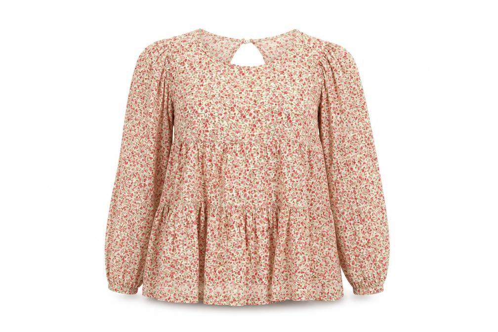 American Eagle Womens Multicoloured Floral Tunic Blouse XXS Viscose