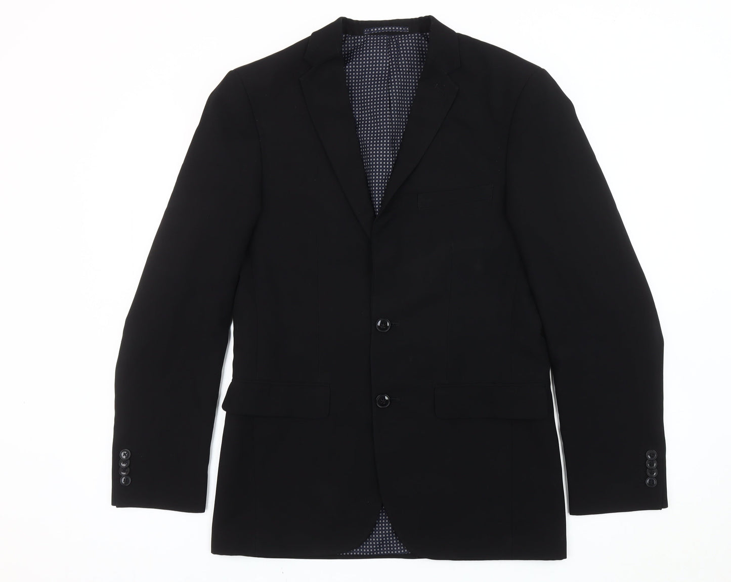 Taylor & Wright Men's Black 36R Slim Fit Blazer Jacket