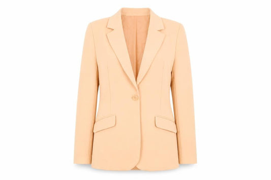 Primark Women Orange Blazer Jacket Size M UK 12-14 Single Breasted