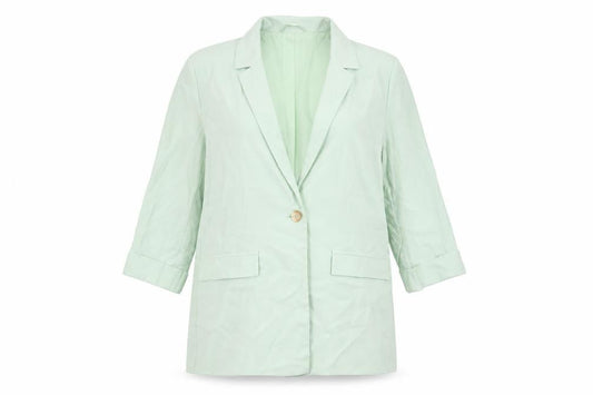 George Women’s Green Blazer Jacket Size 6 Regular Single-Breasted