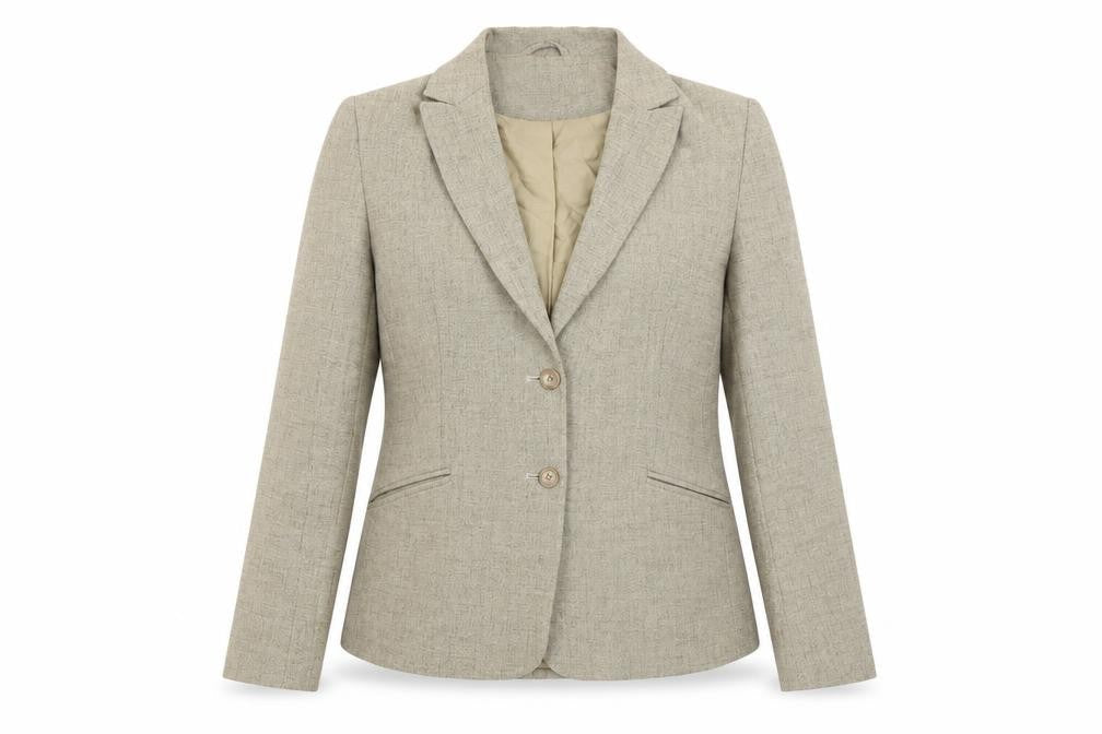 Amaranto Womens Beige Size 12 Blazer Jacket Formal Workwear
