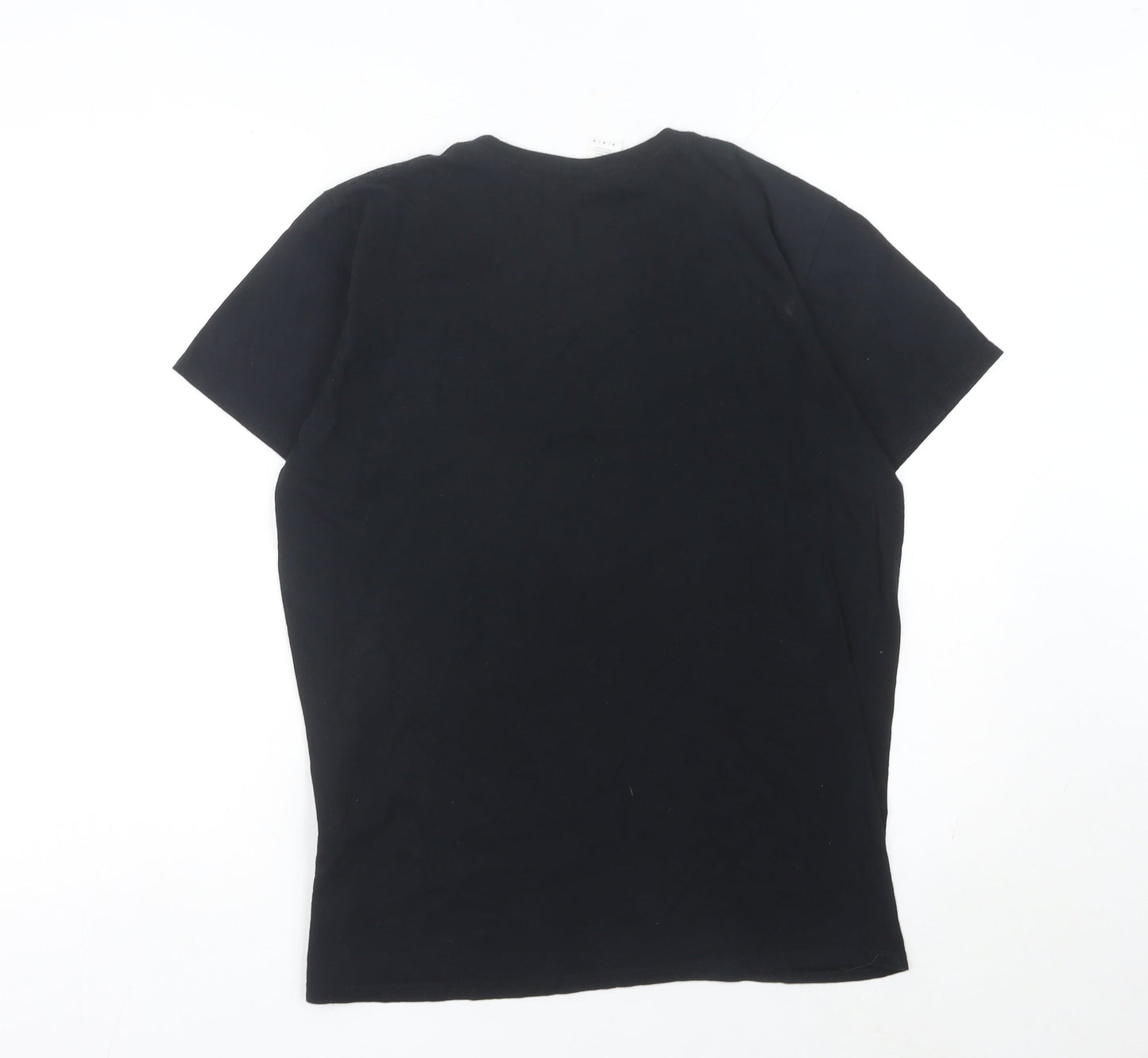 Gildan Men’s Black Medium Car Graphic T-Shirt Crew Neck Cotton