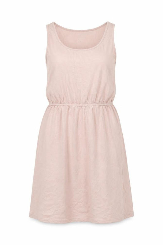 H&M Women’s Pink Knee Length Tank Dress Size 12 Cotton Modal