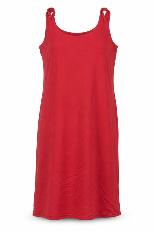 Marks & Spencer Women’s Red Tank Dress Size S Scoop Neck Sleeveless
