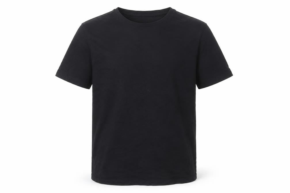 Next Men's Black Cotton Crew Neck Regular Fit T-Shirt Size M