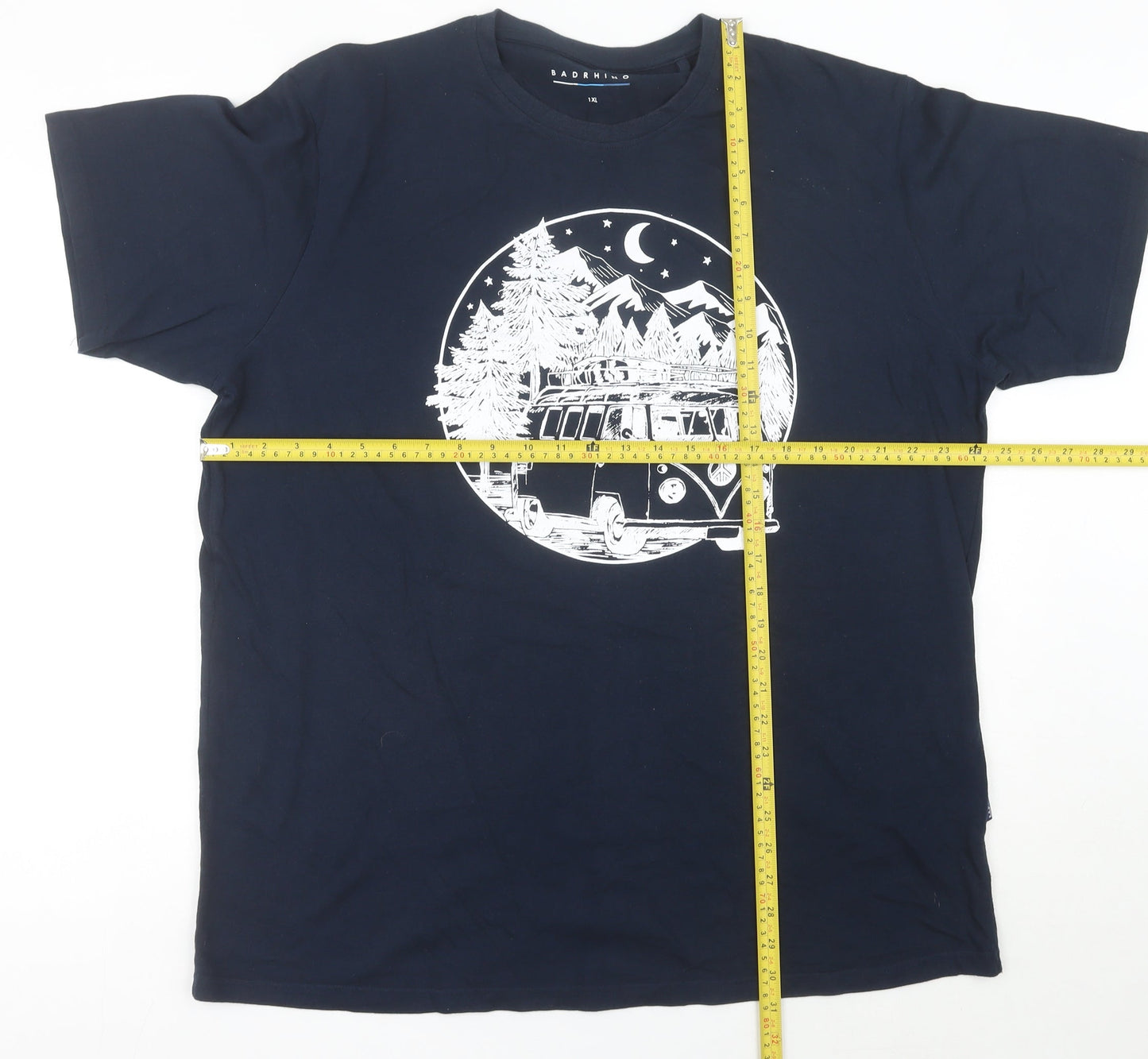 BadRhino Men’s Blue XL Graphic Outdoor Cotton T-Shirt
