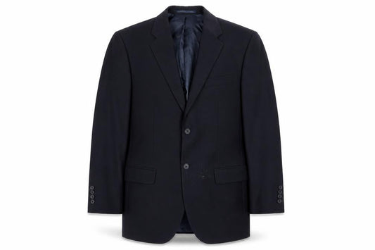 Next Men’s Black Wool Suit Jacket 40R Regular Fit Two Button