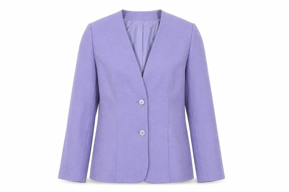 Debenhams Womens Purple Size 12 Tailored Blazer Jacket
