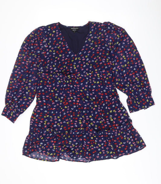Wednesday's Girl Women's Multicoloured Floral Skater Dress Size S