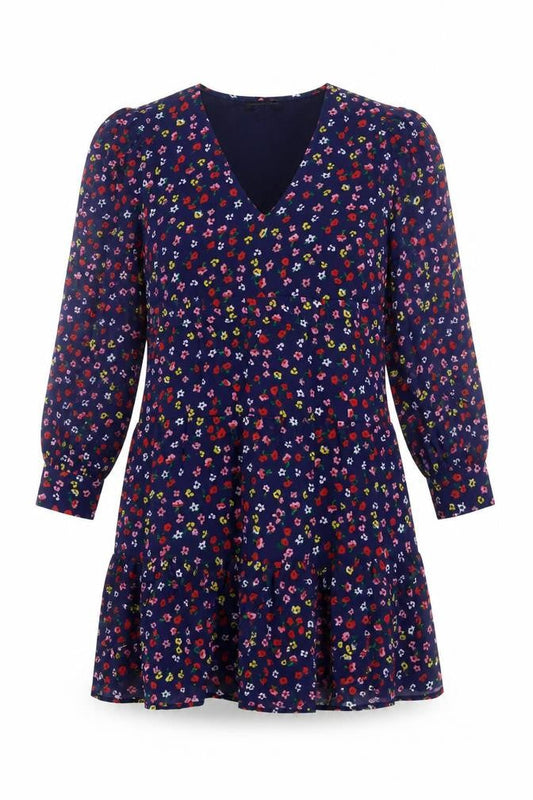Wednesday's Girl Women's Multicoloured Floral Skater Dress Size S