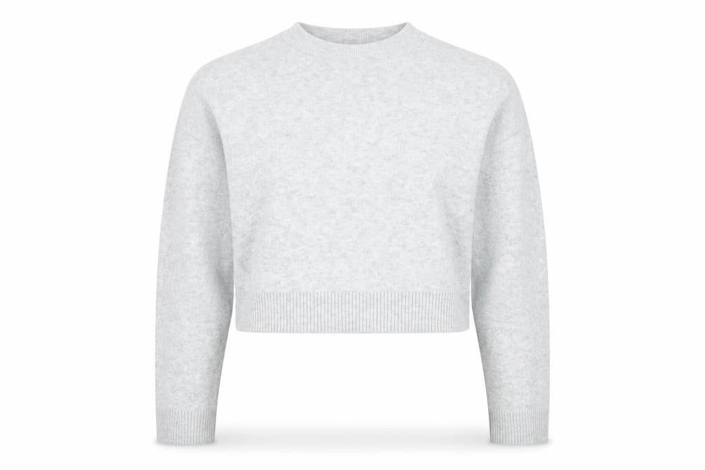 Bershka Women’s Grey Crew Neck Pullover Jumper Size 8