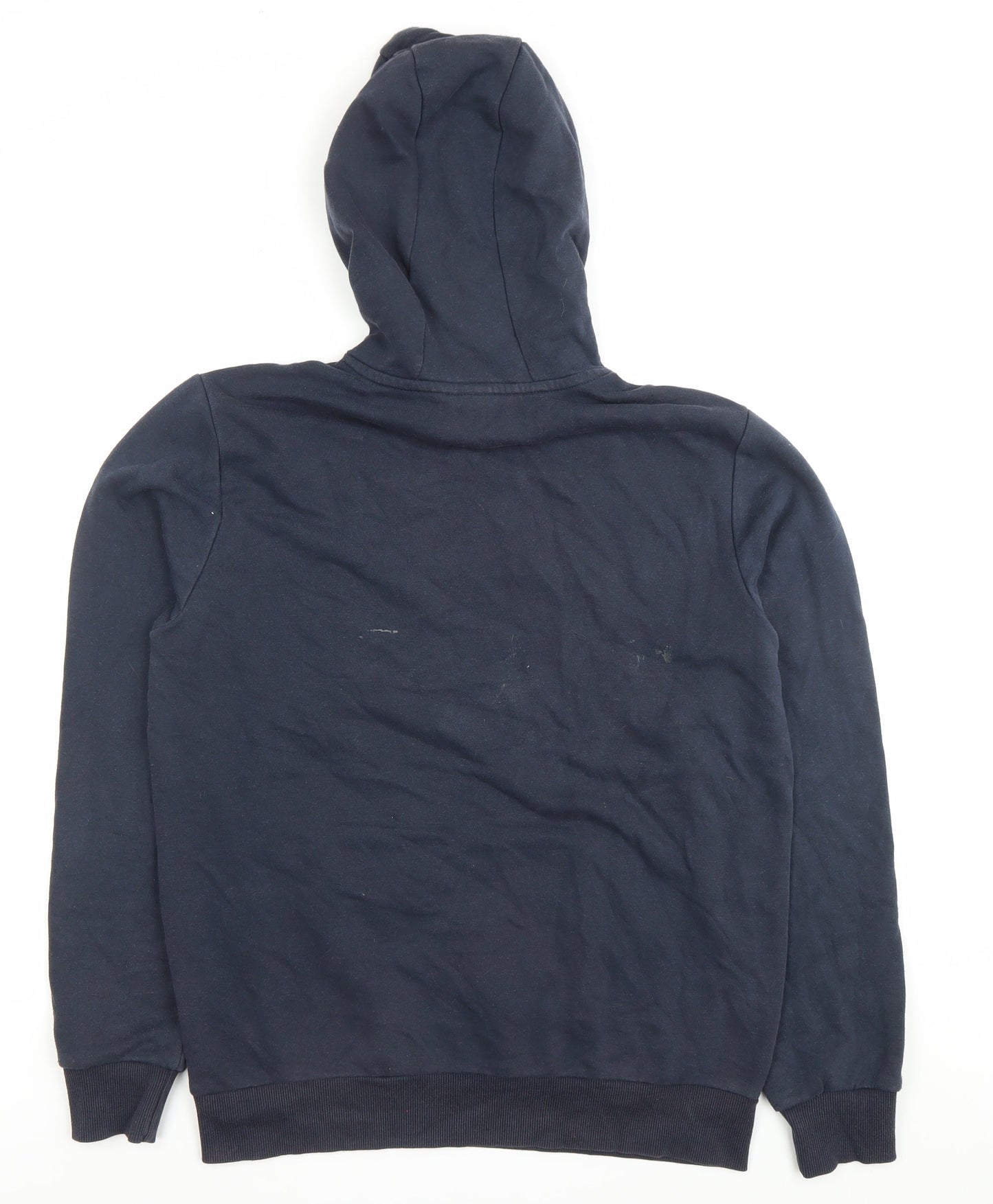 Marvel Men’s Blue Pullover Hoodie M Regular Fit Graphic Logo