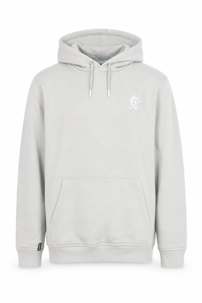 Gym King Men’s Grey Pullover Hoodie XS Slim Fit Logo Hooded