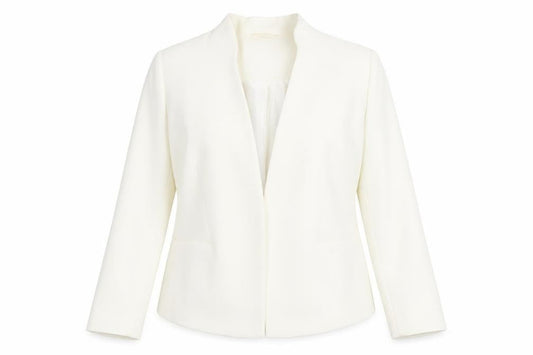 Wallis Women’s White Shawl Collar Suit Jacket Size 12 Work Formal