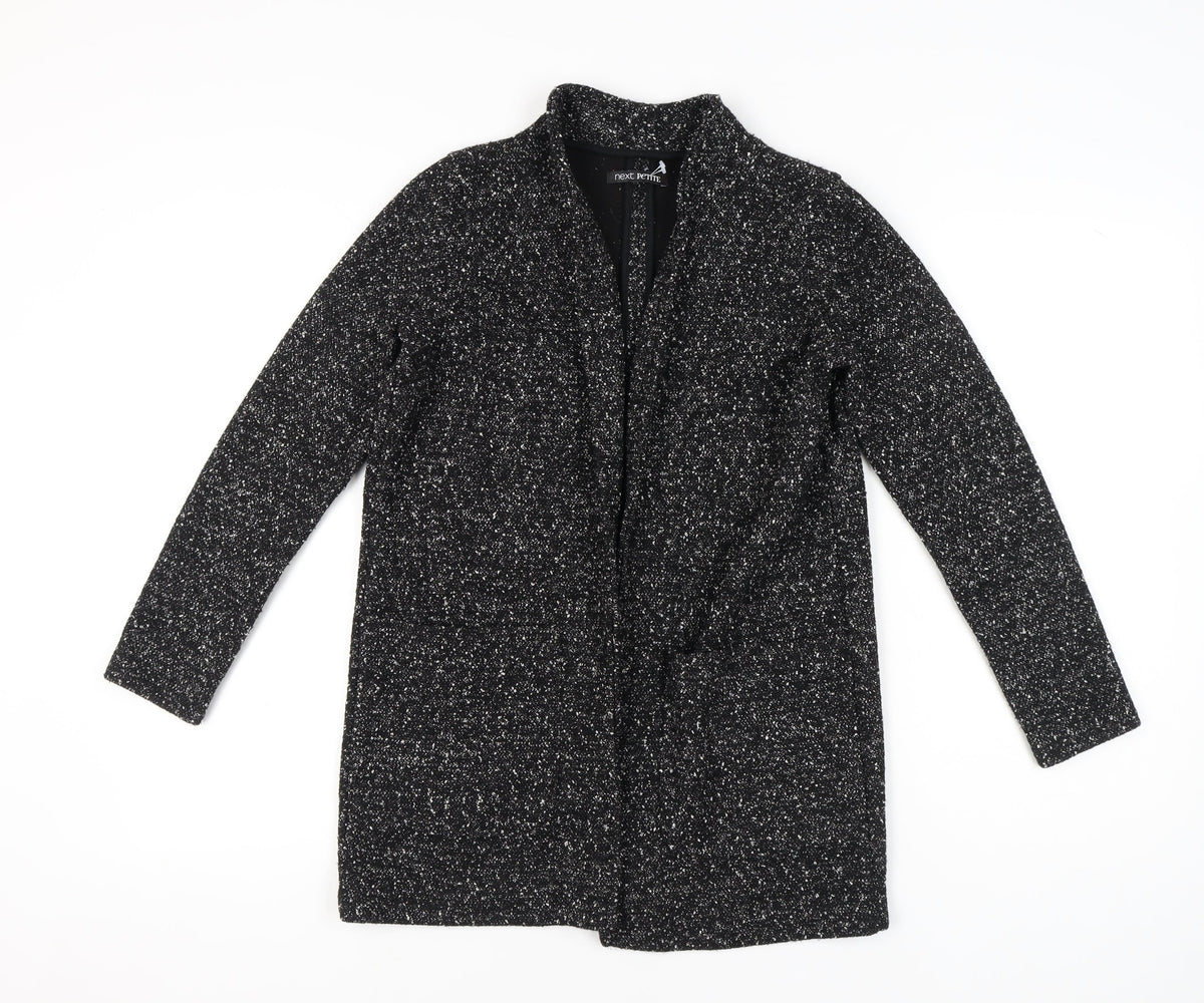 Next Women Black Flecked Shawl Collar Blazer Size 10