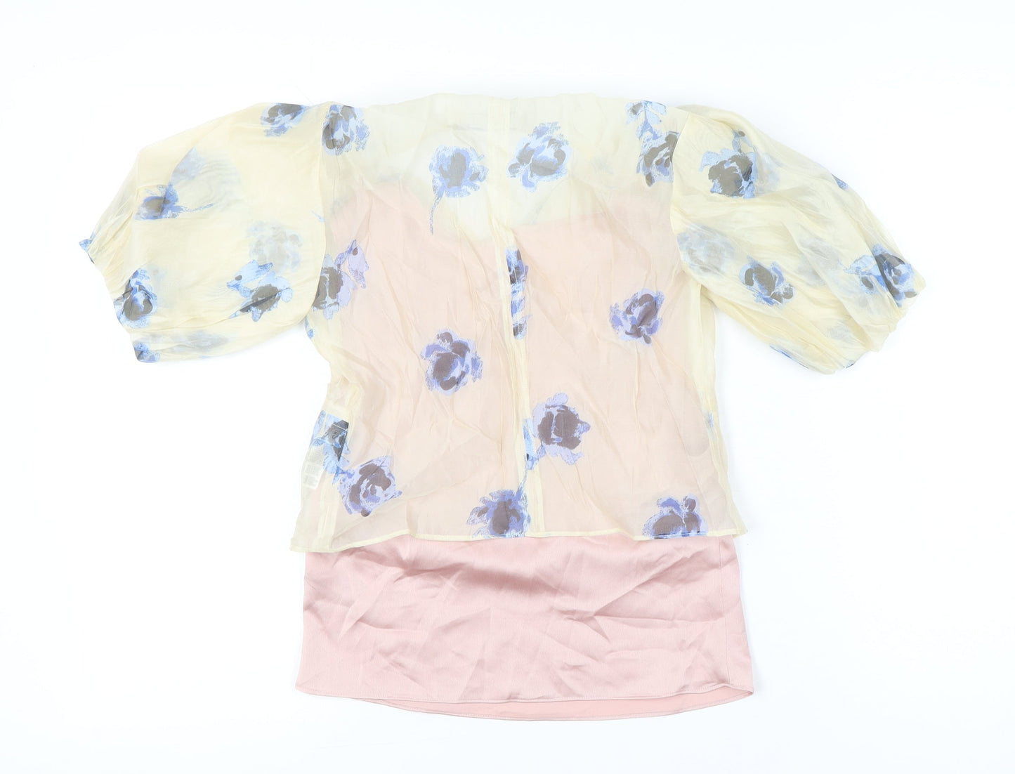 Marks and Spencer Womens Multicoloured Size 6 Wrap Floral Blouse