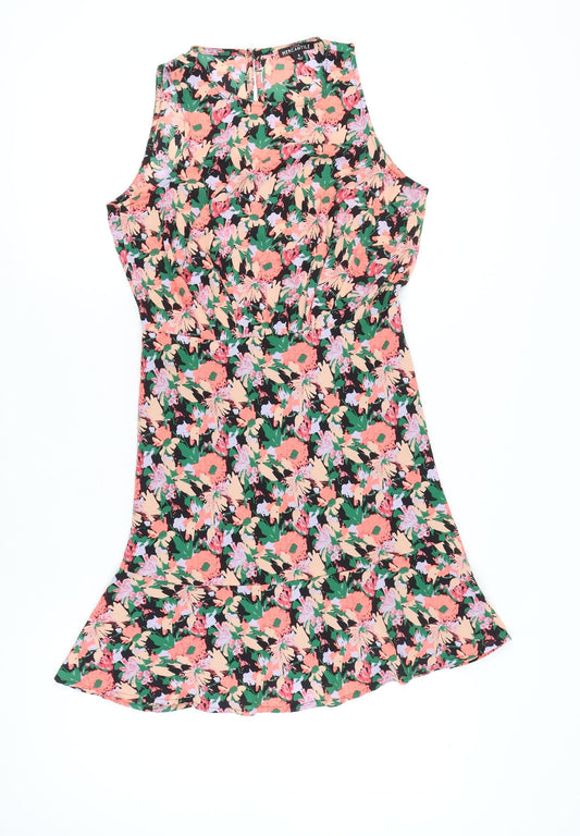 J.Crew Mercantile Women’s Multicoloured Floral Fit & Flare Dress Size 8