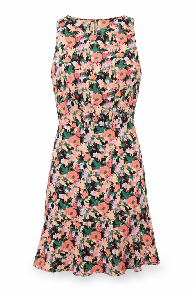 J.Crew Mercantile Women’s Multicoloured Floral Fit & Flare Dress Size 8