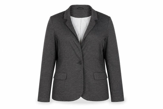 Oasis Women’s Grey Blazer Jacket L Regular Fit Business Casual