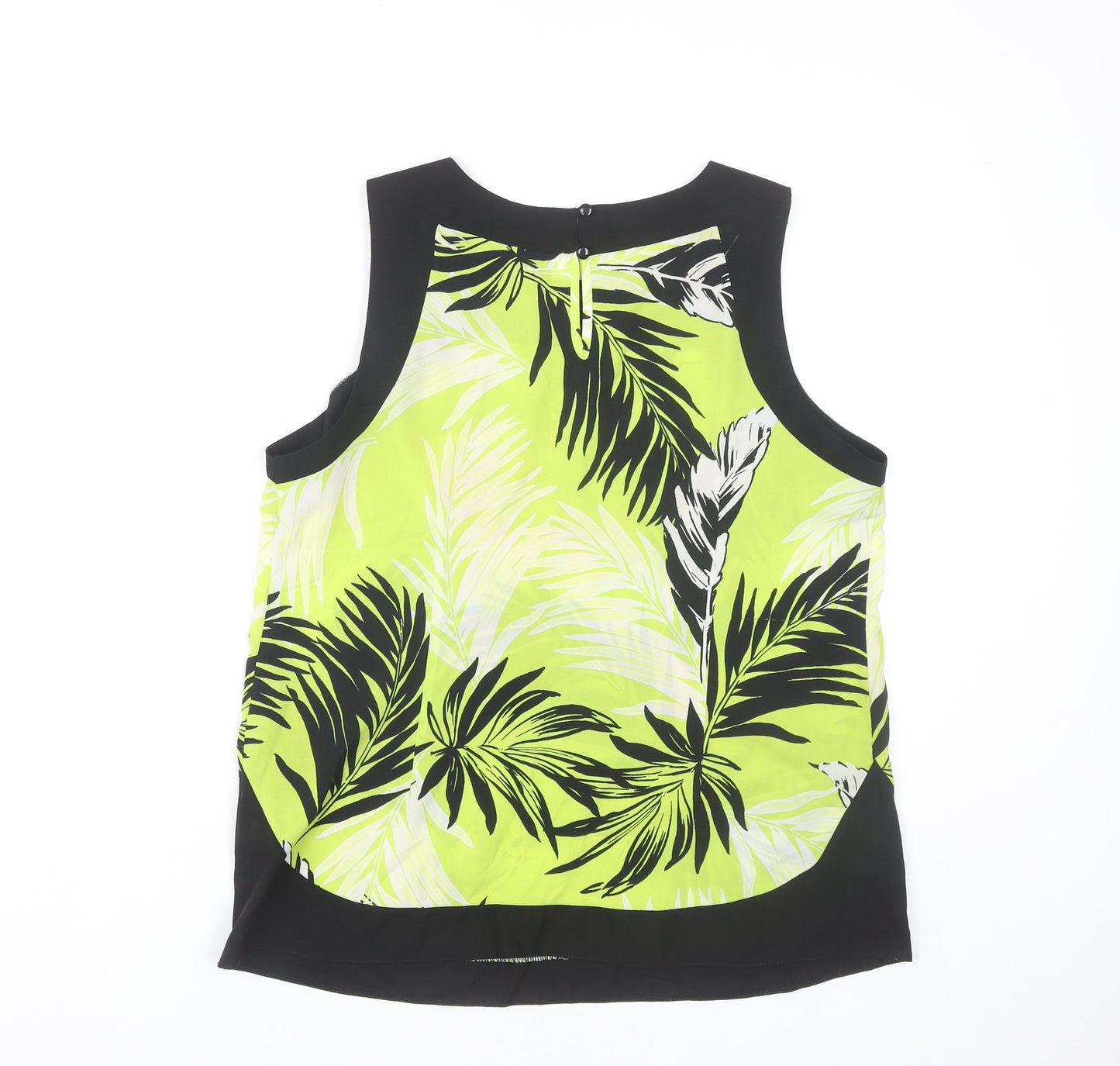 Wallis Womens Multicoloured Size 14 Sleeveless Tunic Blouse