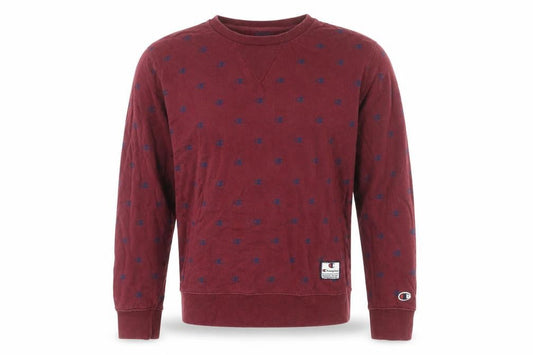Champion Men’s Red XS Pullover Sweatshirt Logo Crew Neck
