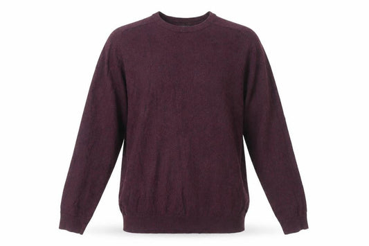 Next Men’s Purple Cotton Blend Jumper L Crew Neck Long Sleeve