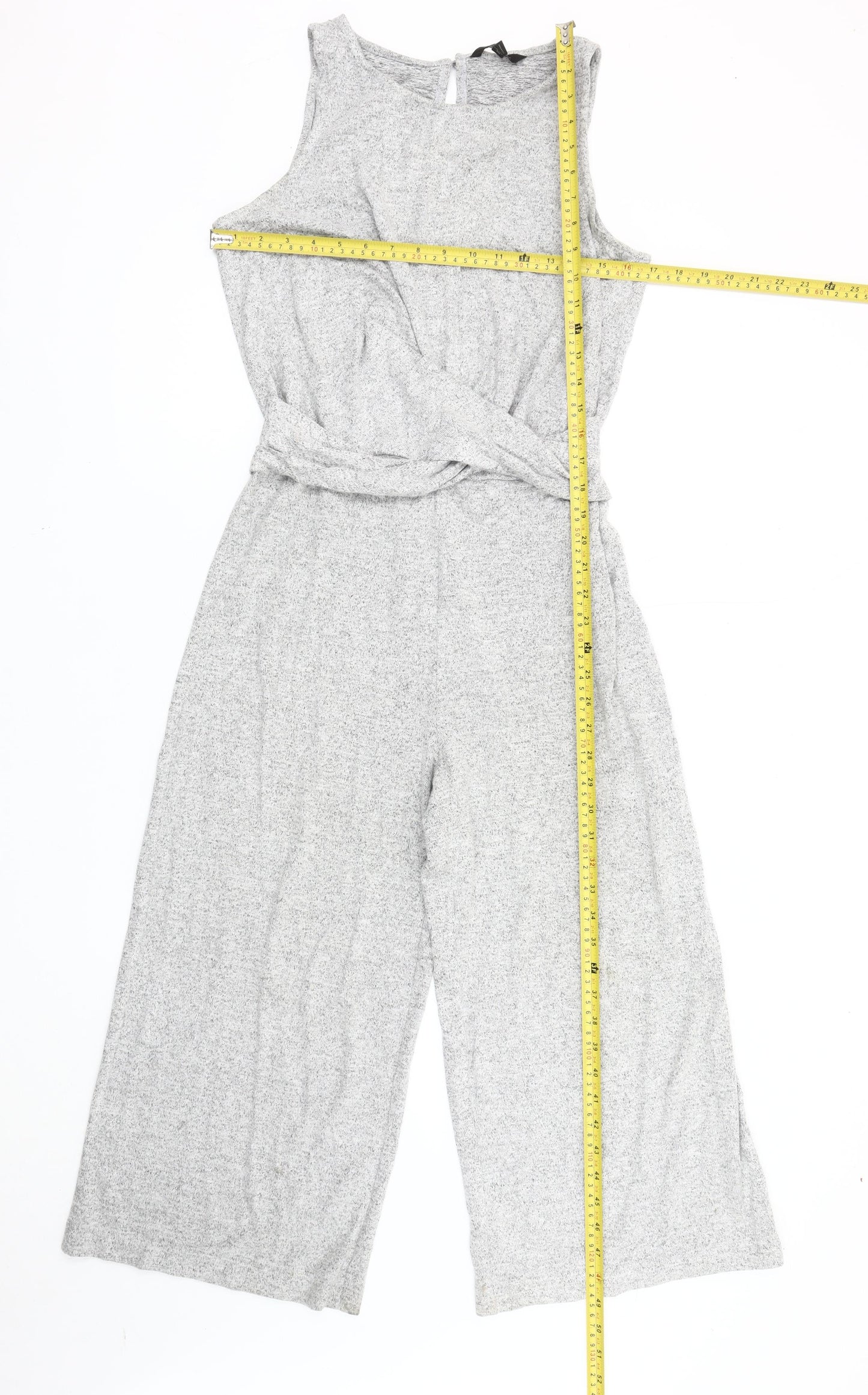 Banana Republic Women’s Grey Sleeveless Knit Jumpsuit Size S